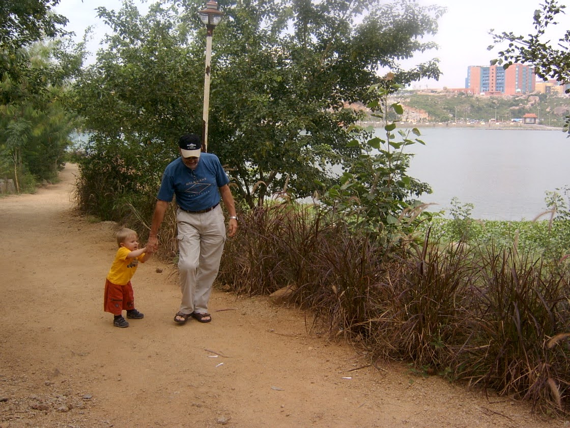 Me and Grandpa. India, 2006