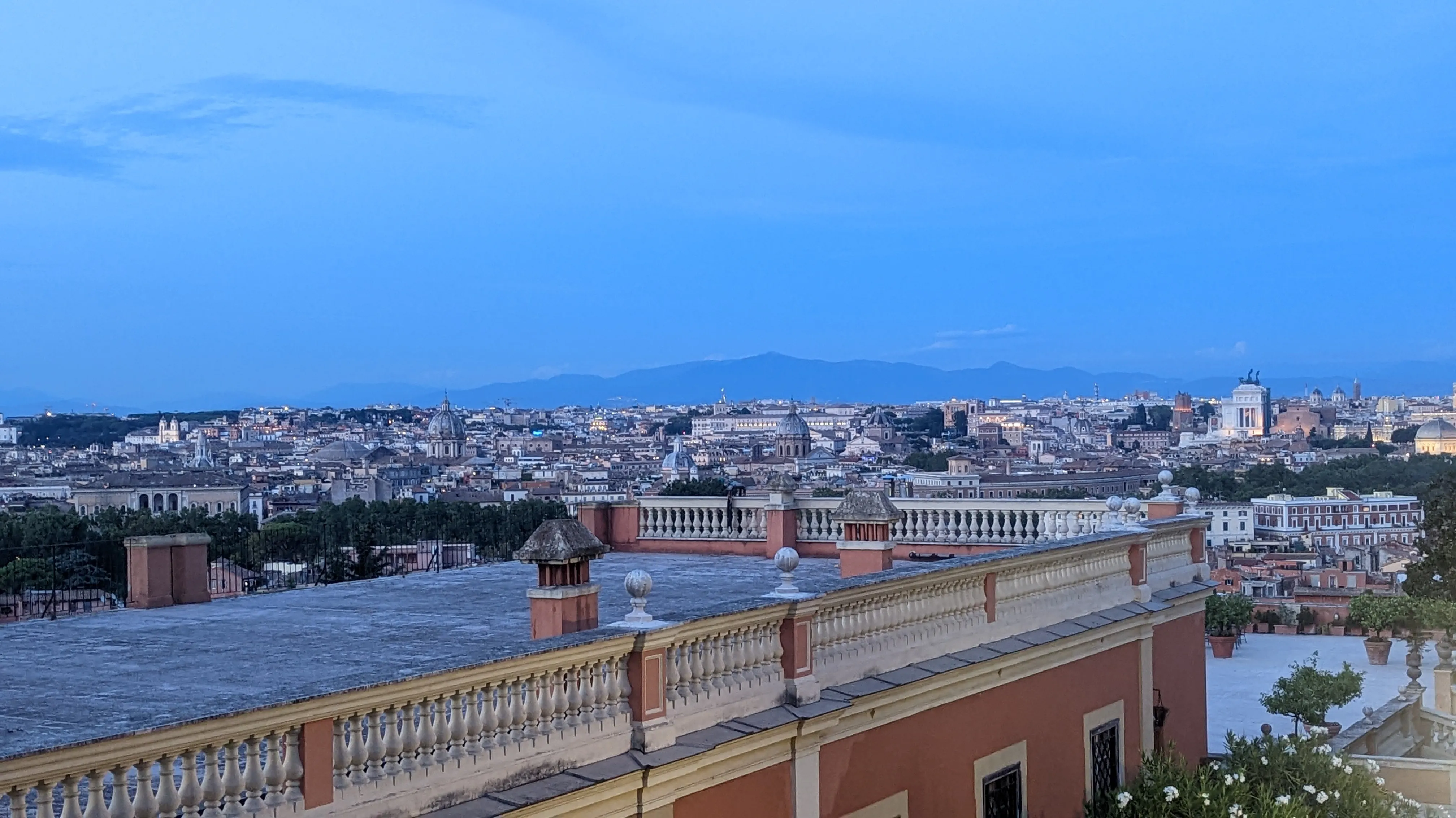Rome but cloudy